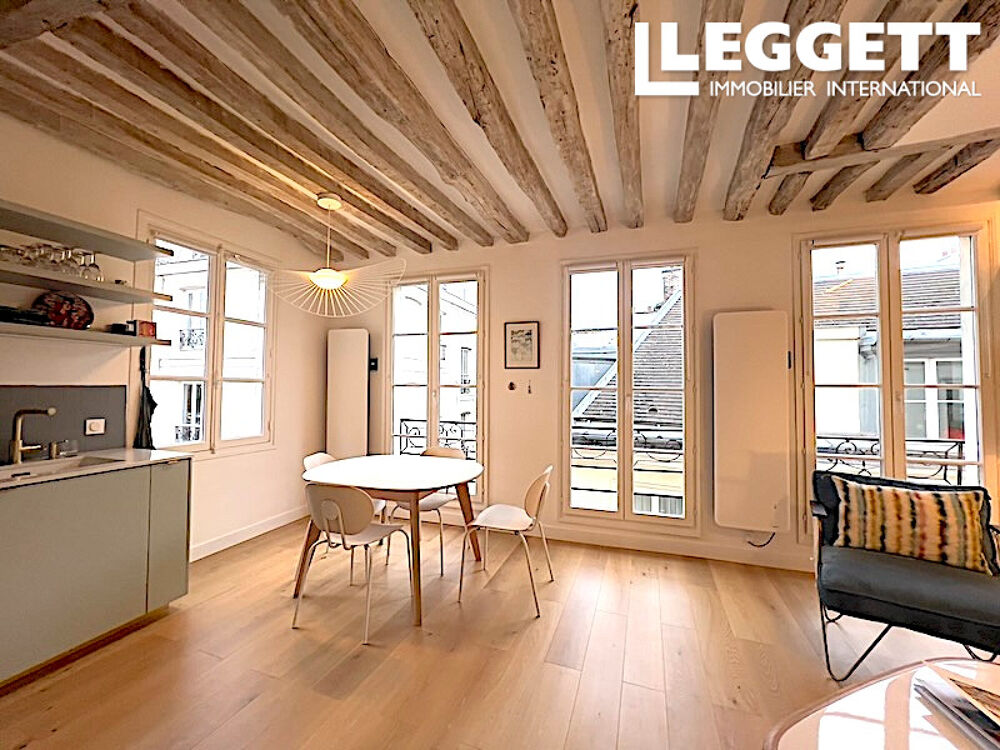 Vente Appartement Sur les quais de Seine, belles vues de cet appart de 2P offrant 36m2 seul au 4e étage d'un immeuble historique Paris 4