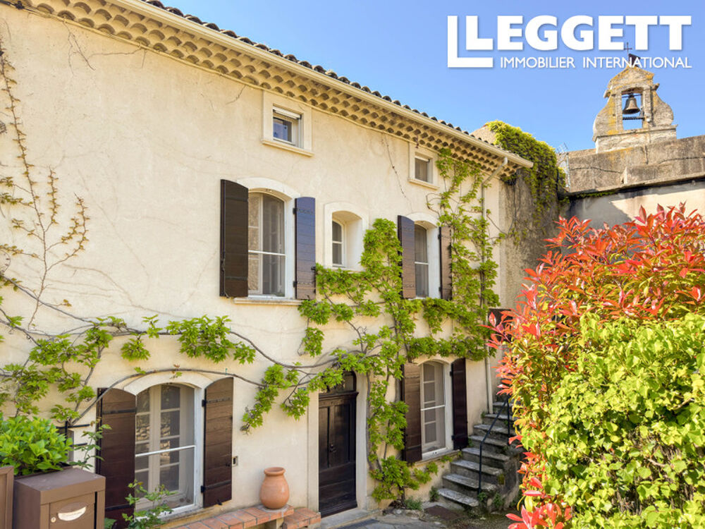 RASTEAU, PROVENCE - Élégante maison de village du XVIII? avec jardin et vue à couper le souffle