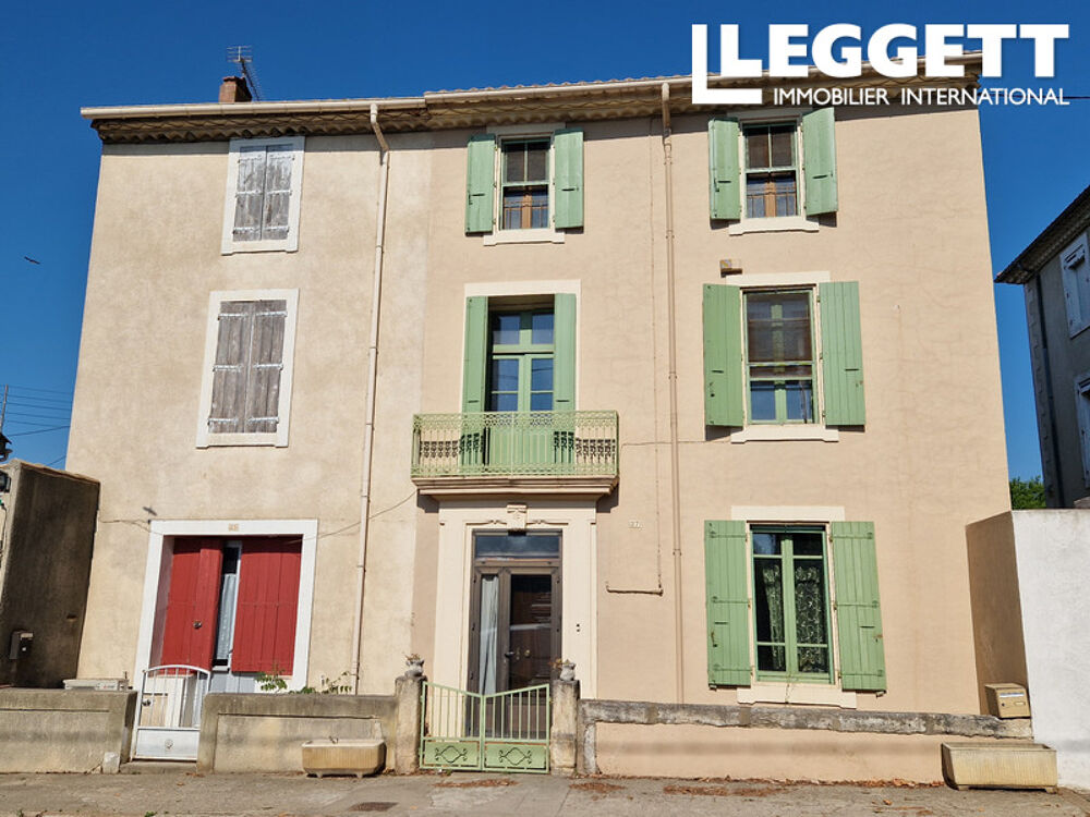 Vente Maison Grande maison vigneronne T5 à rénover, potentiel de T8, avec dépendance, garage double, cour et jardin arboré. Cruzy