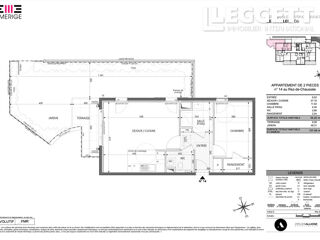  Appartement  vendre 2 pices 54 m