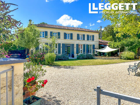 Maison indépendante avec 2 gîtes et piscine, en excellent état avec de bons revenus. À proximité de Cognac. 550000 Mons (17160)