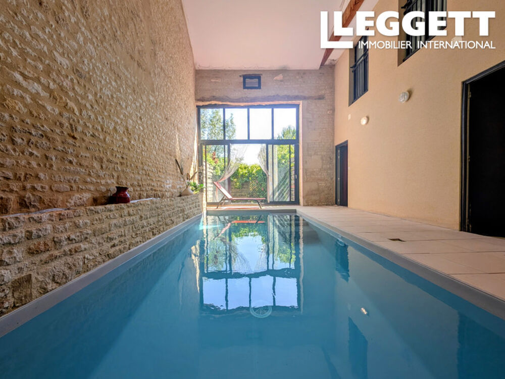 Vente Maison Maison en pierre de caractère avec piscine intérieure et studio indépendant- 5 chambres - Theil-Rabier 16240 Theil-rabier