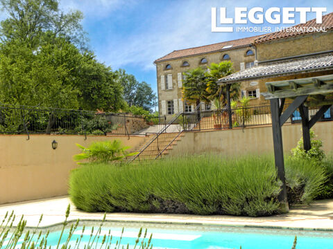   Manoir de luxe avec vue sur les Pyr�n�es, piscine et potentiel B&B pr�s de Marciac, Gers (32) Maison - 8 pi�ce(s) - 512 m�