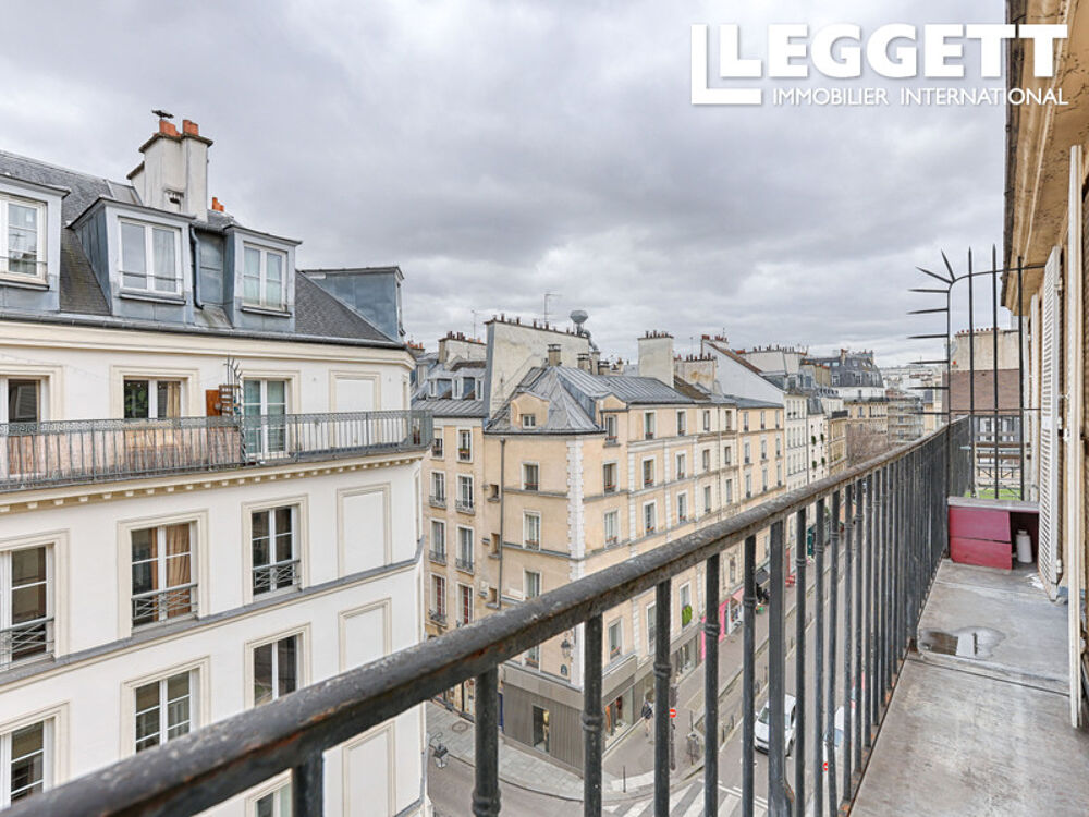 Vente Appartement PARIS IV ? Le Marais ? Rue Vieille du Temple - Appartement de 43 m² avec son Balcon filant Sud et vue dégagée Paris 4