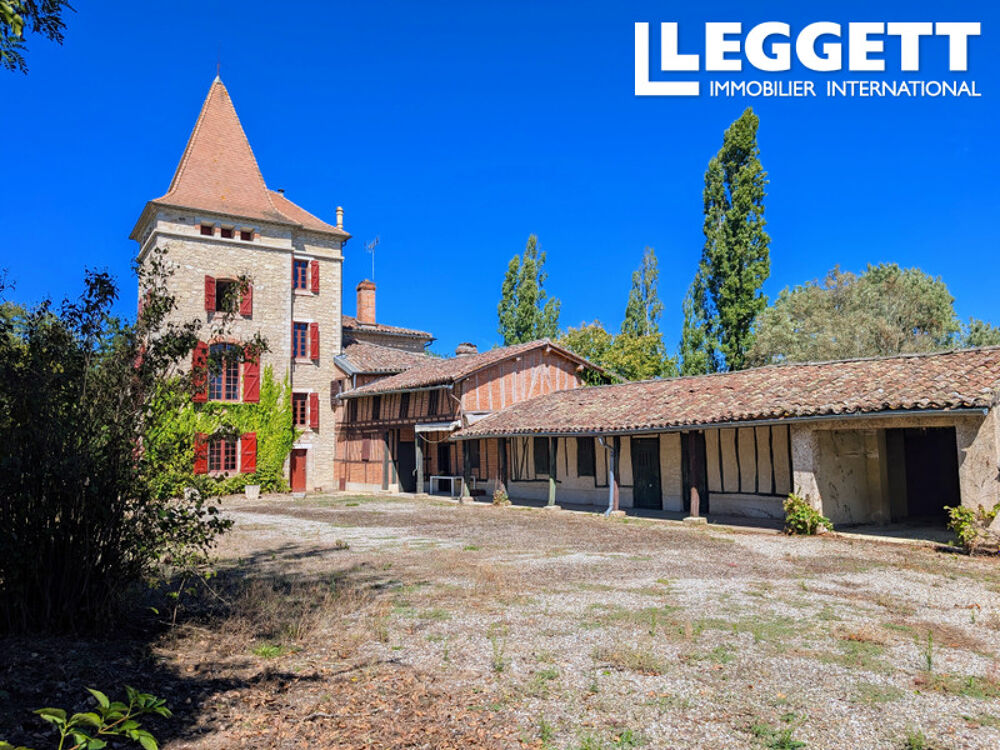 Vente Propriété/Château Tarn: 15km de Lavaur, superbe propriété avec manoir , dépendances et grand parc paysager .<br /> Saint-paul-cap-de-joux