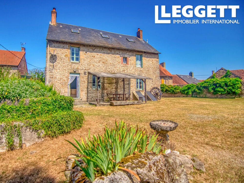 Maison de caractère en pierre, grands jardins attenants et grange