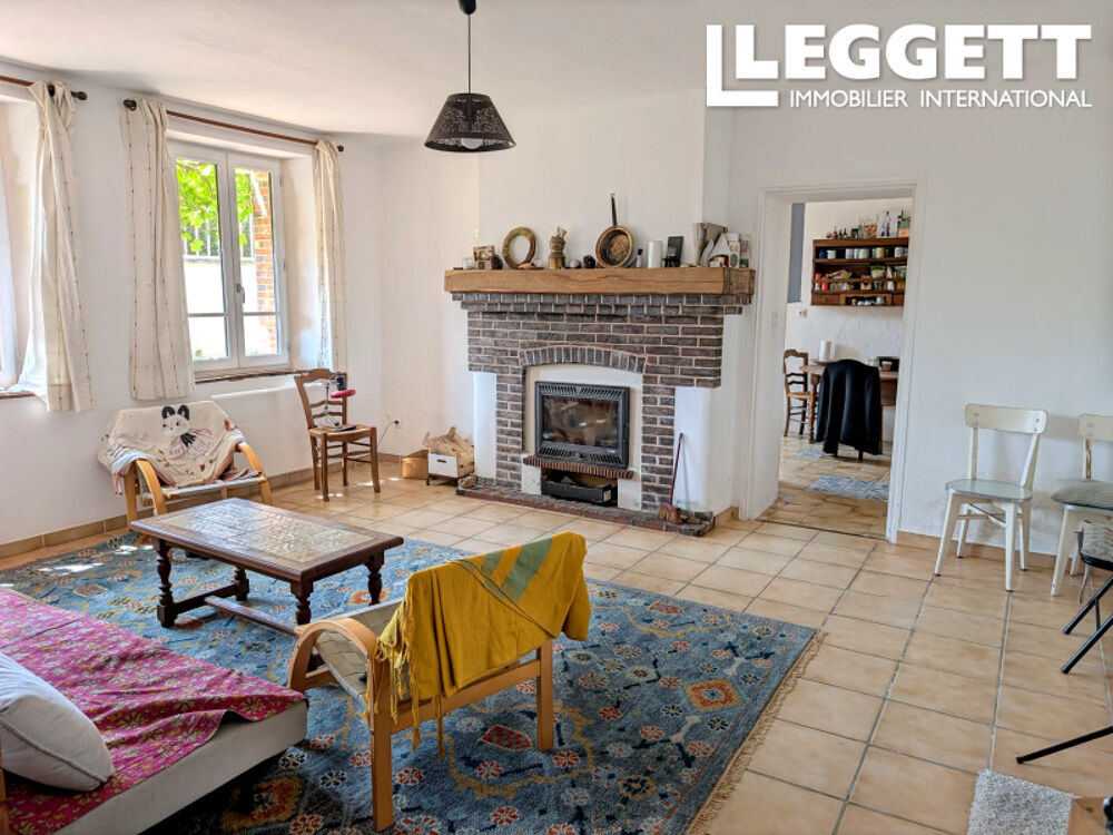 Vente Maison Parc Naturel du Perche, En village et en position dominante, maison mitoyenne avec atelier d'artiste, jardin.. RÉmalard en perche