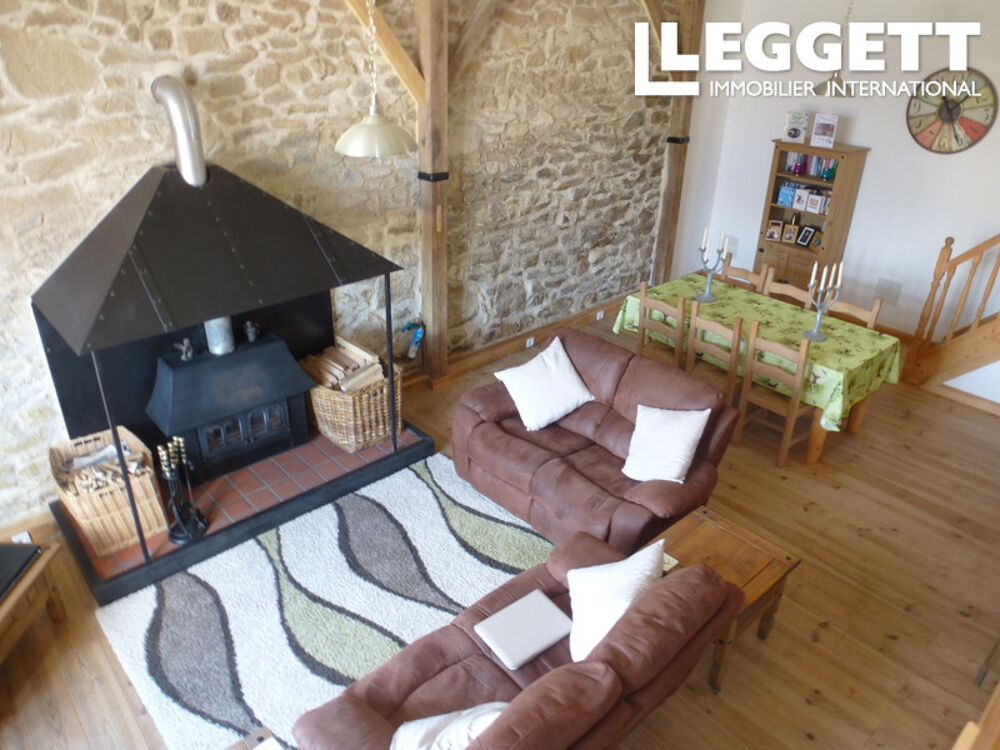 Vente Maison Grange indépendante aménagée avec trois chambres Fursac
