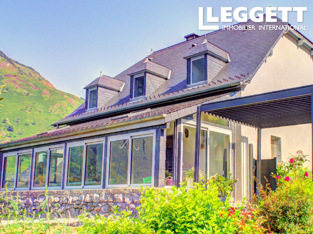Vente Maison SUPERBE VILLA PROCHE LARUNS + JARDIN D'HIVER & 4 CHAMBRES + SKI À 15MN + VUE IMPRENABLE SUR LES MONTAGNES... Laruns
