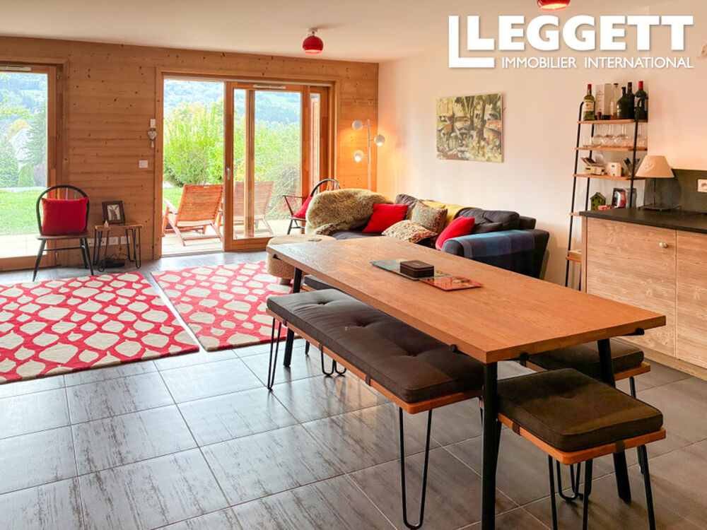 Vente Appartement 3 chambres au rez-de-chaussée, avec un grand jardin privé et des vues fabuleuses sur Samoëns, Grand Massif.<br /> SamoËns