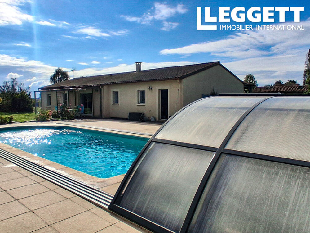 Vente Maison Spacieuse maison moderne de plain-pied avec jardins paysagers et piscine chauffée Saint-pompain