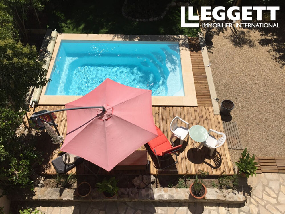 Vente Maison Propriété en pierre de caractère  275m2 dans un village, avec 6 chambres, garage, jardin et piscine. Olonzac