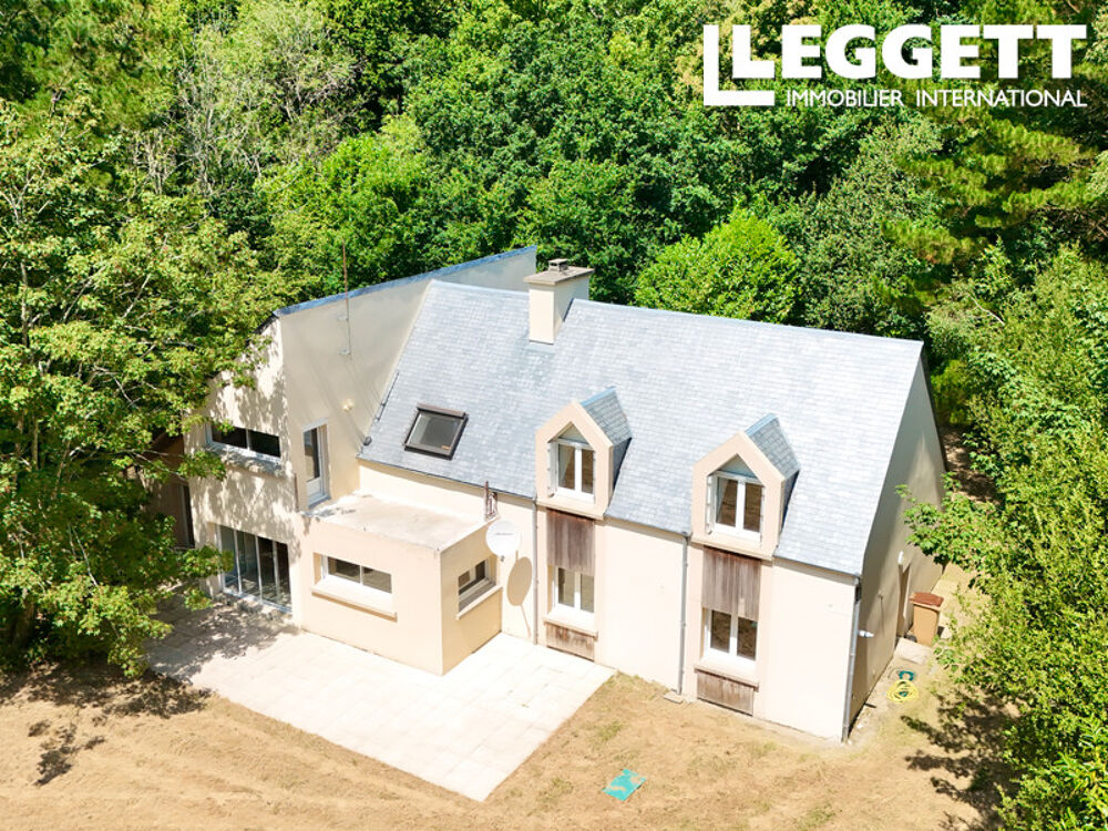 Vente Maison PLESTIN-LES-GREVES superbe maison d'architecte 5 chambres 4 km de la plage , terrain 18475 m2 bois/prairie Plestin-les-grÈves