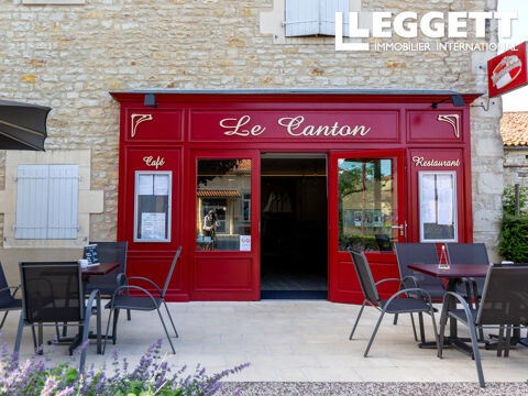 Fond de commerce &agrave; vendre ? Restaurant ?Le Canton? avec Appartement, Longr&eacute; (Charente) 267500 16240 Longr�