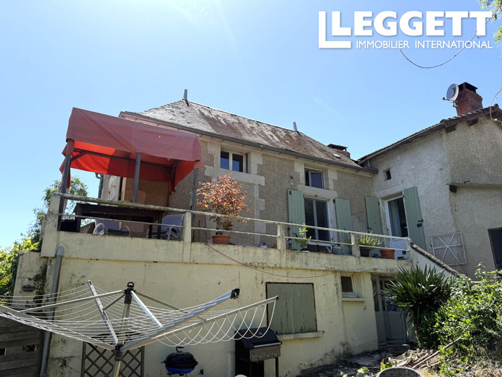 Vente Maison Pour les amoureux de la nature : charmante maison avec deux chambres et un beau jardin en bord de rivière Gouex