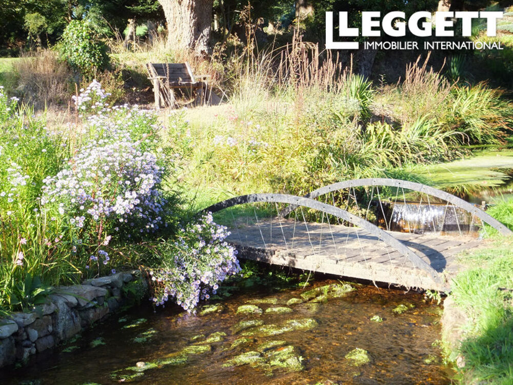 Vente Moulin REDUITE! Charmant moulin à eau + maison de 3 chambres, 2 lacs sur environ 6,5 hectares de campagne pittoresque PloËrdut