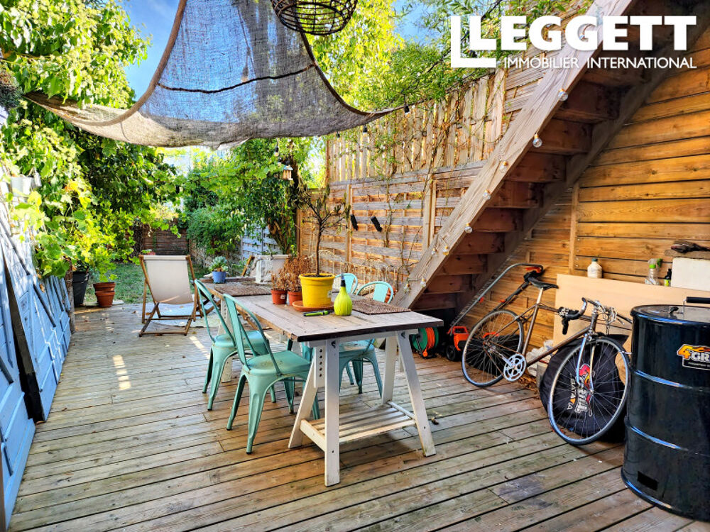 Vente Maison Charmante maison en pierre aux Chartrons ? T4 avec terrasse, jardin et balcon Bordeaux
