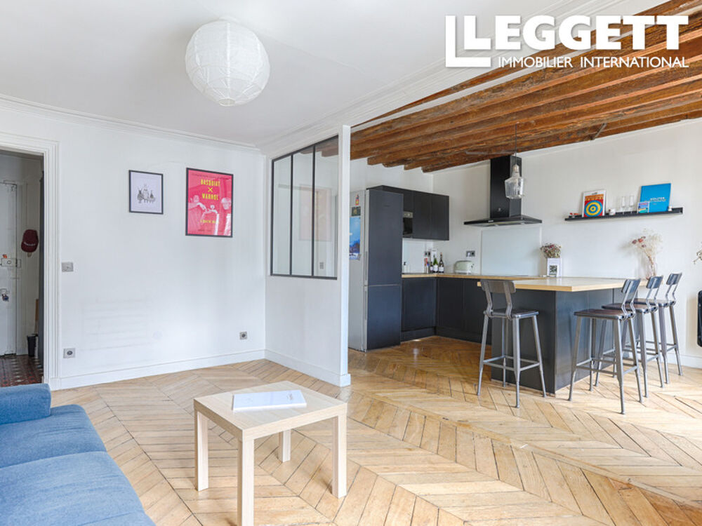 Vente Appartement PARIS IV ? Le Marais ? Rue Vieille du Temple - Appartement de 43 m² avec son Balcon filant Sud et vue dégagée Paris 4