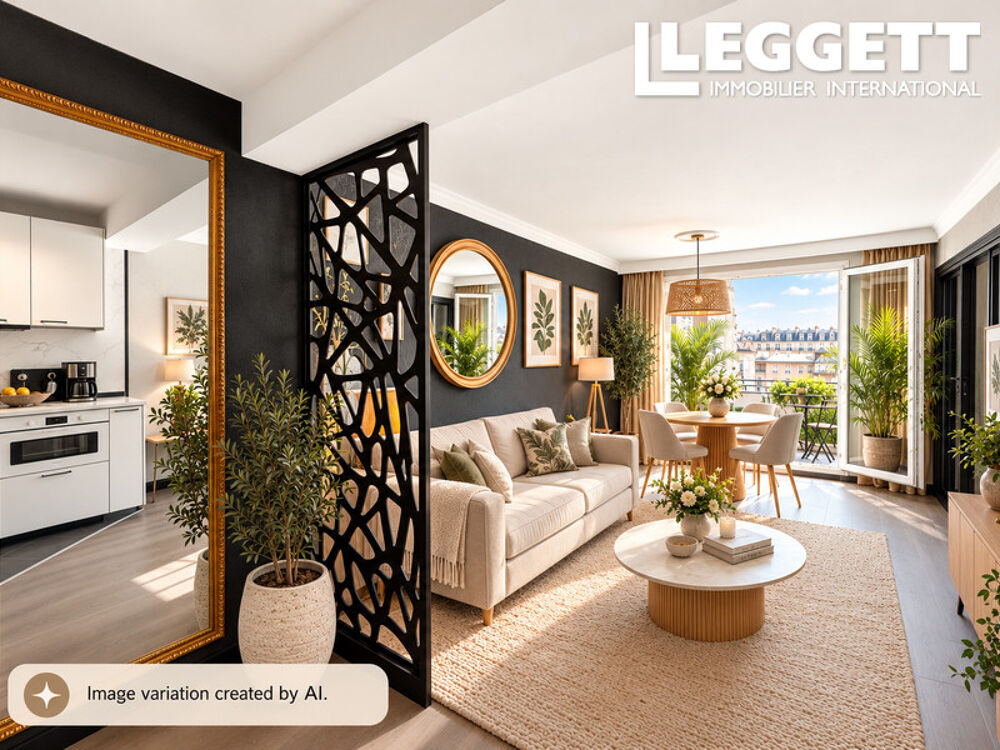 Vente Appartement Paris XIV | Alésia | Appartement chic avec balcon et vue dégagée | 2 pièces 44,6 m² Paris 14