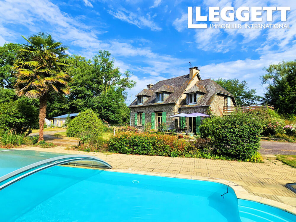 Un domaine d'exception au bord de la rivière. 4 chambres et plus que 3 hectares. PLOERMEL