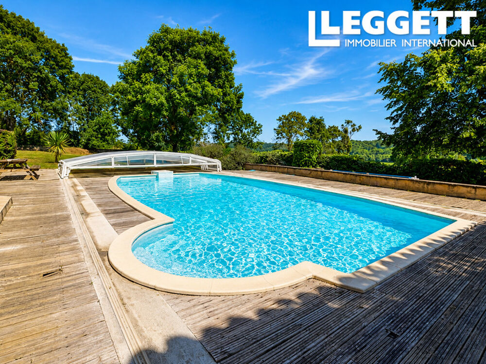 Vente Maison Ferme isolée rénovée et gîte partiellement rénové, avec piscine, jardin clos et vues panoramiques. Lodes