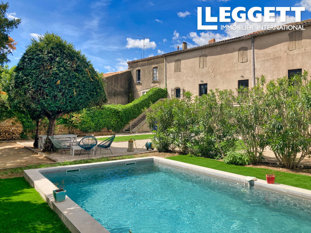 Vente Maison <br />Propriété d?exception 354m2 avec jardin et piscine - maison familiale or chambres d?hôtes, proche de A750 <br /> Gignac