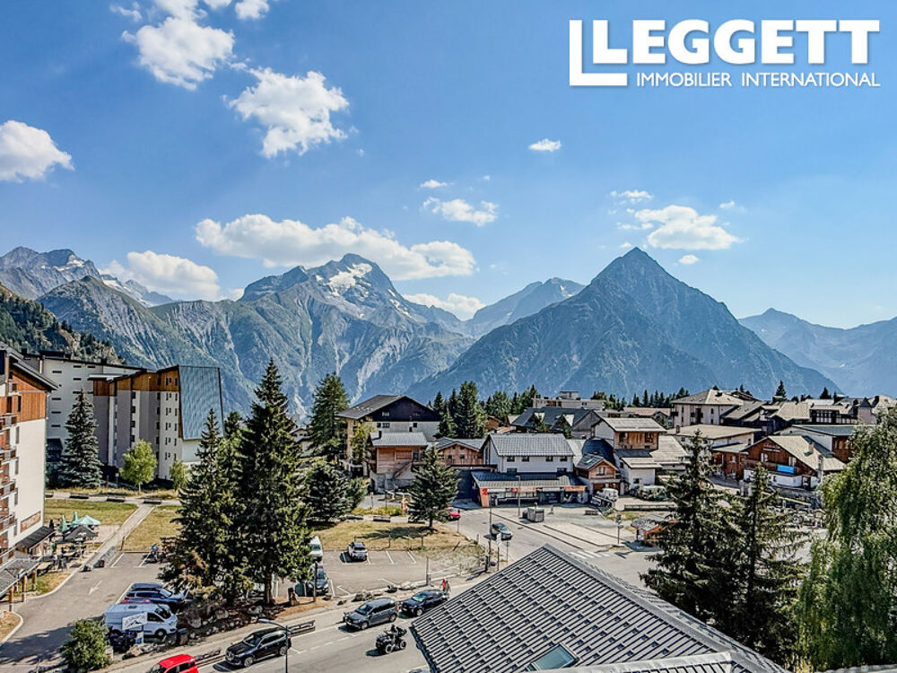 Superbe penthouse, 2 chambres + 2 Cabines, Piscine, vue exceptionnelle. 150m de remontées. Quartier Venosc