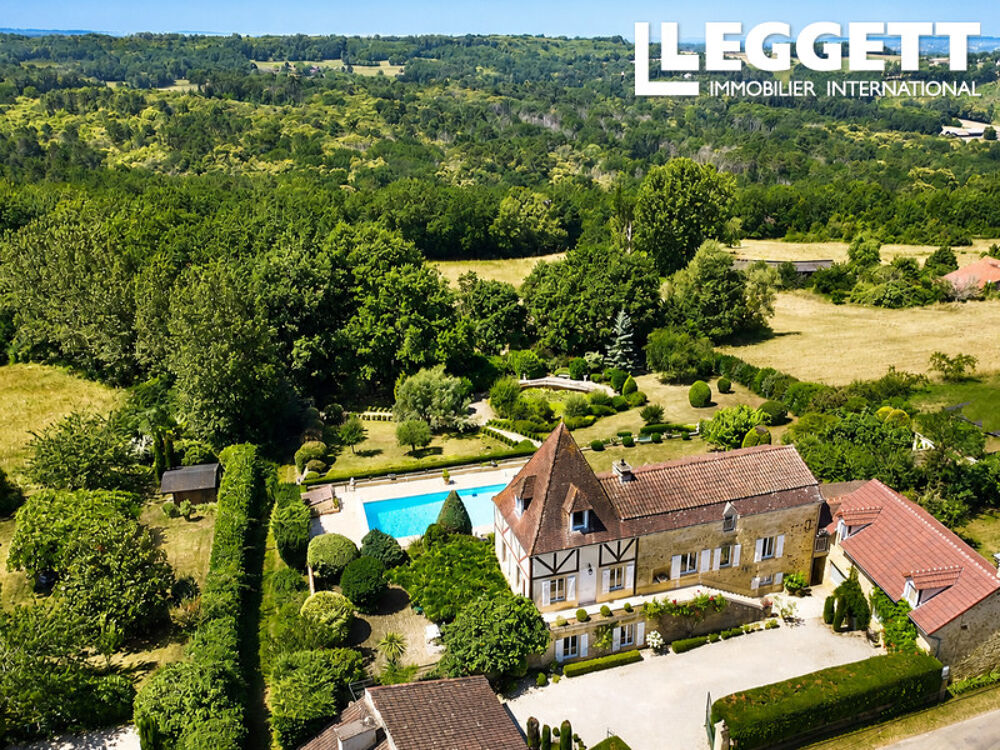 Vente Maison Propriété de prestige de caractère ? Élégance, Authenticité et Panorama d'exception | Domaine paysager de 2 ha Castelnaud-la-chapelle