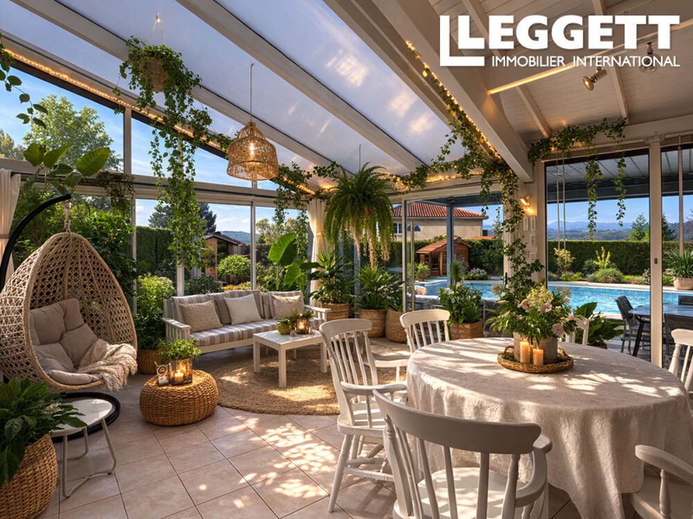 Vente Maison Maison contemporaine 180 m², vue Monts du Lyonnais, piscine et jardin sans vis-à-vis sur un terrain de 1000 m² Vourles