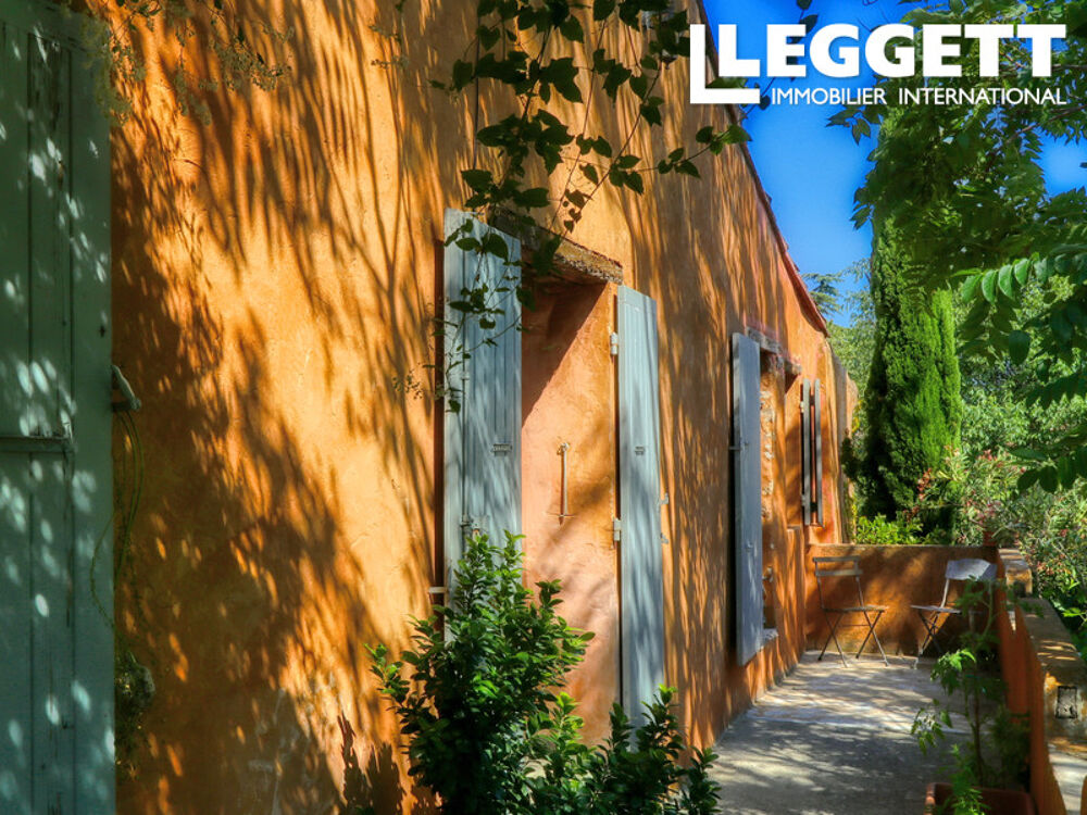 Vente Maison ROUSSILLON, LUBERON - Charmante maison d'hameau. Deux chambres, une jolie terrasse, jardin et piscine hors-sol Roussillon