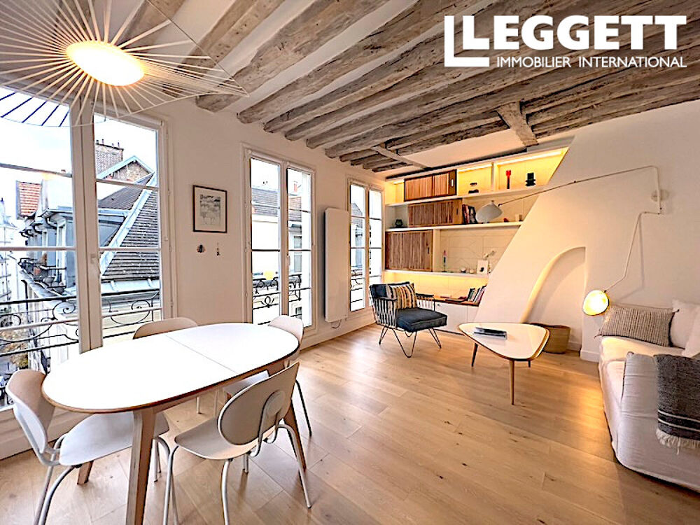 Vente Appartement Sur les quais de Seine, belles vues de cet appart de 2P offrant 36m2 seul au 4e étage d'un immeuble historique Paris 4