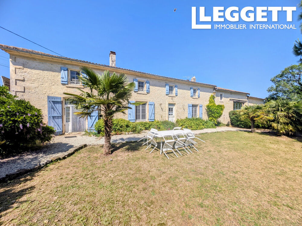 Vente Maison Maison en pierre de caractère avec piscine intérieure et studio indépendant- 5 chambres - Theil-Rabier 16240 Theil-rabier