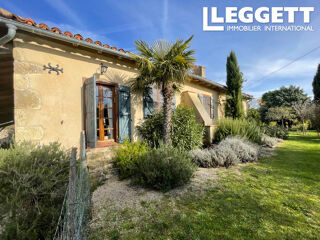 Vente Maison 1H TOULOUSE, Gers, Maison en pierres, rénovée, de plain-pied sur 1HA30, belle vue Pyrénées Saramon