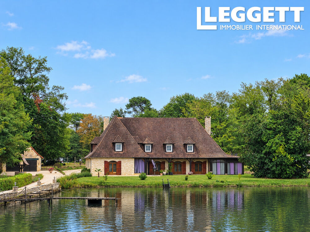 Vente Maison Elégante propriété périgourdine ? niché dans un parc naturel privé et verdoyant, agrémenté de 2 grands étangs. Thiviers