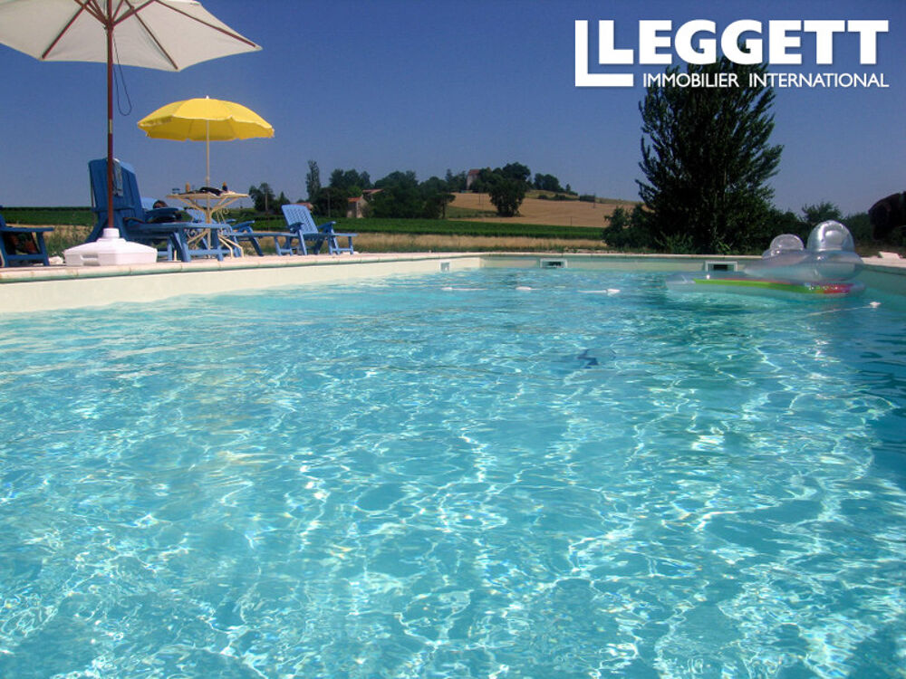 Vente Maison Grande maison de campagne de 7 chambres avec piscine, vignoble et chai équipé. Ancienne chambre d?hôtes. Duras