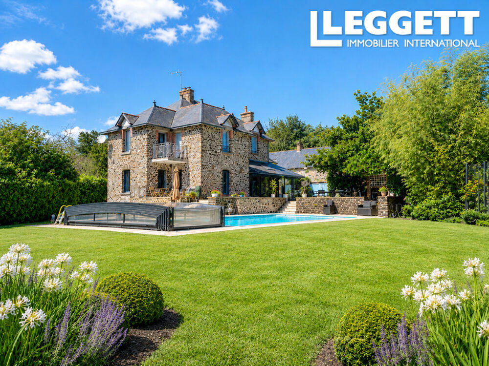 Vente Maison Maison de caractère pleine de charme, piscine, 5/6 ch, beaux espaces de vie et jardin paysager, proche Rennes Boistrudan