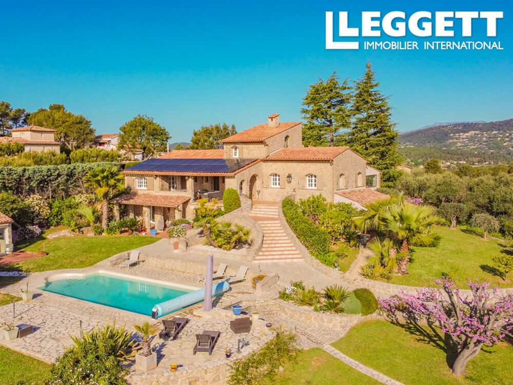 Vente Maison Magnifique villa familiale de 6 chambres, belle piscine et pool house, vues panoramiques à couper le souffle Peymeinade