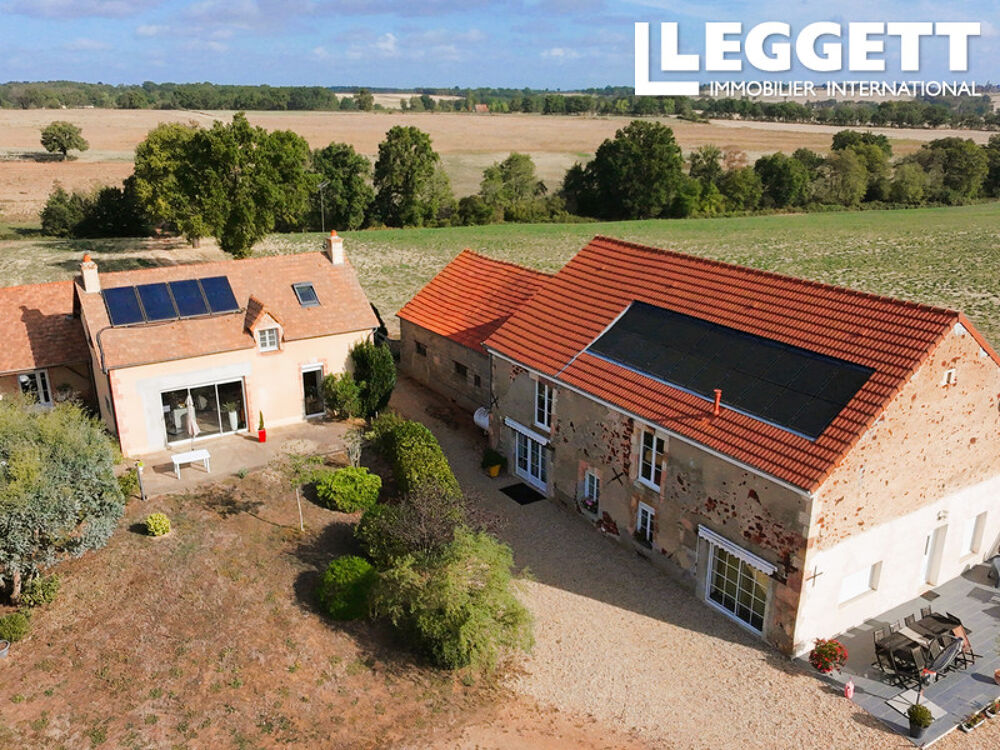 Vente Maison Magnifique domaine de 28 hectares; maison classée B, 2 gîtes, hangar, granges, sans voisins et vue panoramique Épineuil-le-fleuriel