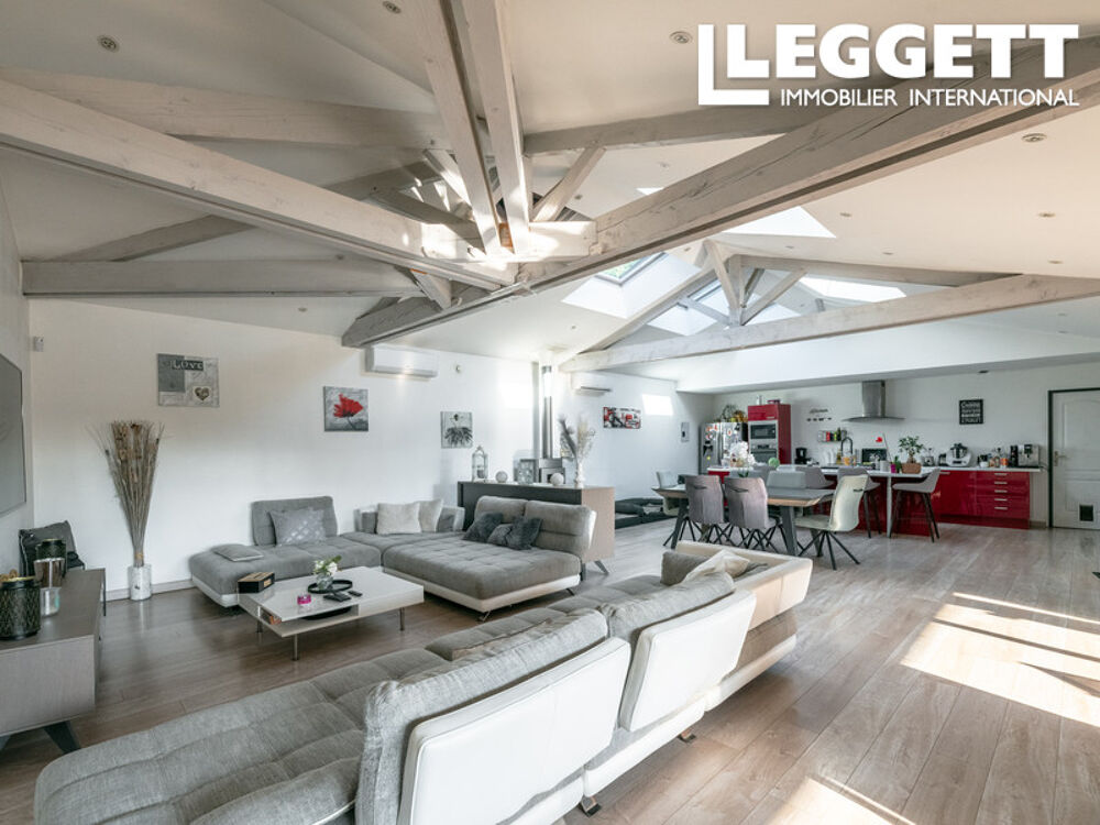 Vente Maison Grande villa plain pied 6 chambres avec jardin, piscine jacuzzi à la campagne Sarliac-sur-l'isle
