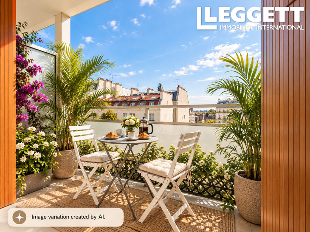 Vente Appartement Paris XIV | Alésia | Appartement chic avec balcon et vue dégagée | 2 pièces 44,6 m² Paris 14