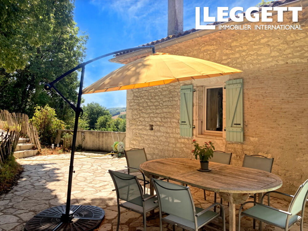 Vente Maison Charmante maison  en pierre avec grange et piscine, jolie vue Lauzerte