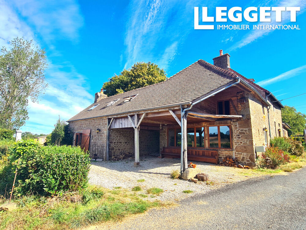 Propriété XVIIe à finir de rénover, cottage 1 ch. aménagé, grand jardin, à 2 km des commodités.