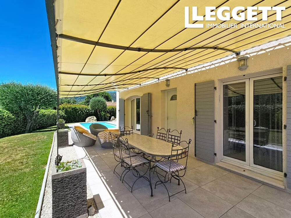 Vente Maison VILLA FAMILIALE MODERNE AVEC PISCINE ET JARDIN PAYSAGER<br /> Grasse