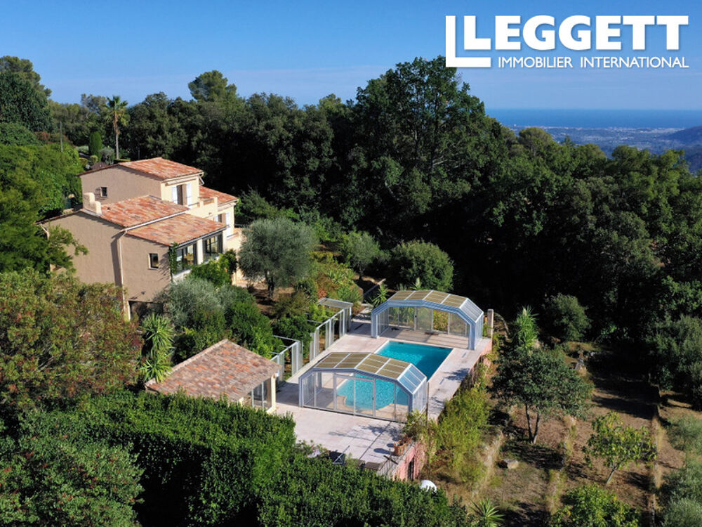 Vente Maison Cabris - Maison rénovée de 185 m², 4 chambres, piscine, vue panoramique et studio Cabris
