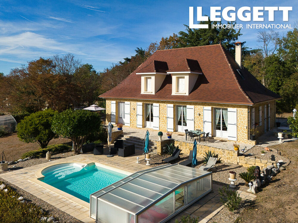 Propriété de caractère de 162 m² avec piscine et parc arboré de 7 940 m² aux portes de Bergerac