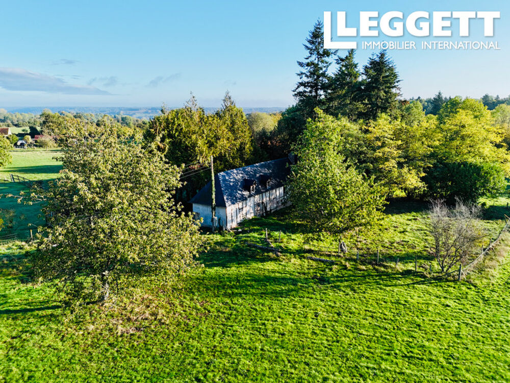 Vente Maison Longère normande à colombage à rénover sur un terrain arboré de 8 700 m² au calme entre Vimoutiers et Gacé Neuville-sur-touques