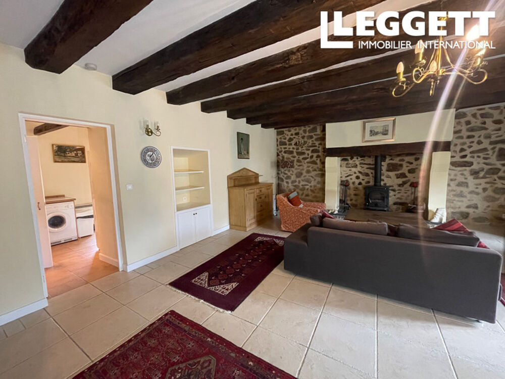 Vente Maison Charmante maison en pierre mitoyenne entièrement restaurée avec grange et jardin attenants Saint-saud-lacoussiÈre