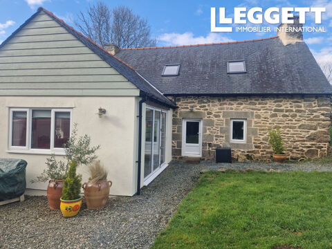   Belle maison de 2 chambres sur un terrain de plus de 2000m� - Bourbriac Maison - 5 pi�ce(s) - 75 m�