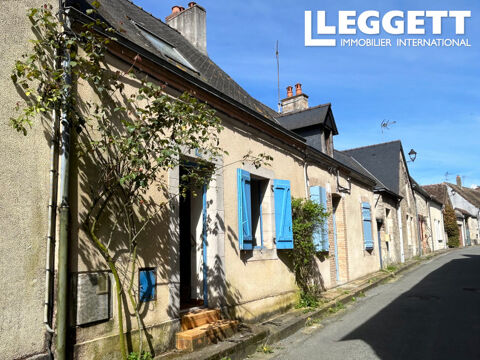 Maison mignonne et authentique à restaurer, avec un jardinet, dans un village riverain recherché. 48000 Parc-sur-Sarthe (72300)