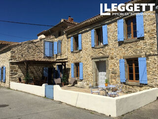 Vente Maison Belle maison de village en pierre de 5 chambres avec piscine chauffée et vues panoramiques sur les montagnes. ServiÈs-en-val